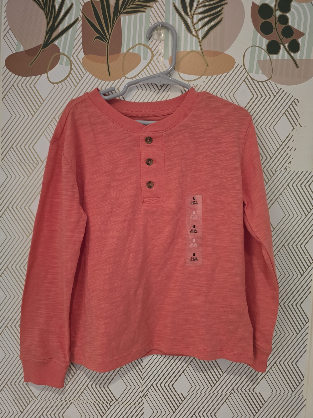 Epic Threads Big Boys Solid Henley Shirt